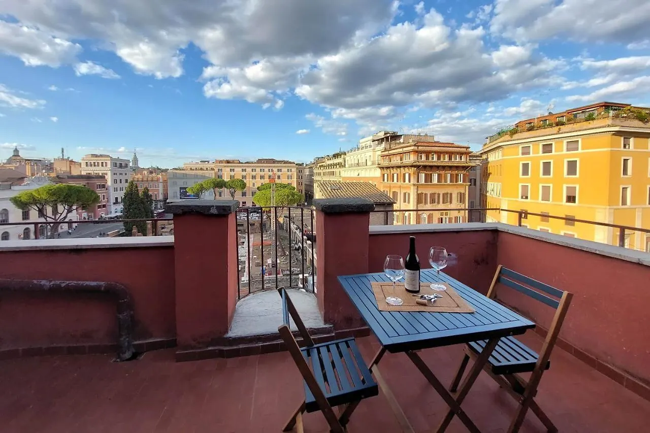 Torre Argentina - Panoramic Penthouse For 8 People With Wonderful Terrace Appartamento Roma